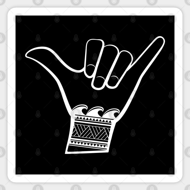 Shaka hand sign Sticker by CraftCloud